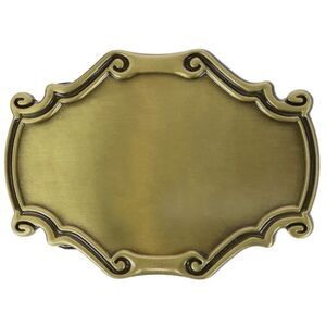 CTM Blank Vintage Frame Style Belt Buckle